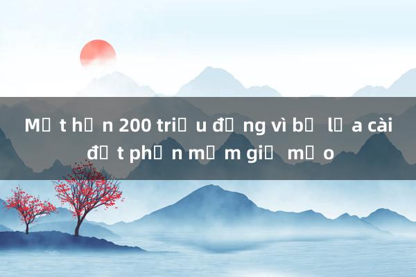 Mất hơn 200 triệu đồng vì bị lừa cài đặt phần mềm giả mạo